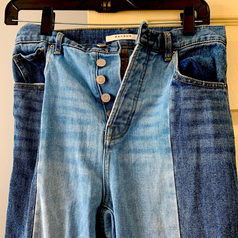 Pacsun size 26 multi blue denim jeans - so cute high rise